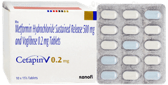 Cetapin V 0.2mg Tablet 15