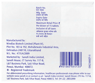 Cetapin V 0.3mg Tablet 15