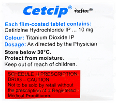 Cetcip Tablet 10