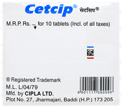 Cetcip Tablet 10
