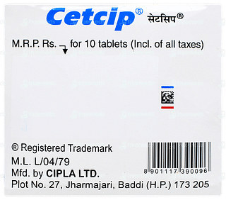 Cetcip Tablet 10