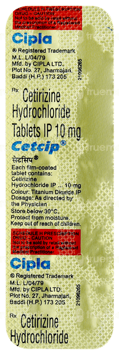 Cetcip Tablet 10