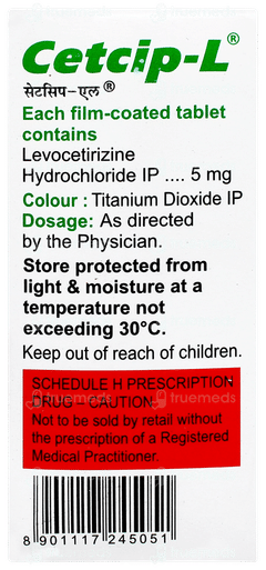 Cetcip L Tablet 10
