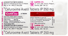 Cetil 250 Tablet 10 Cetil 250 Tablet 10