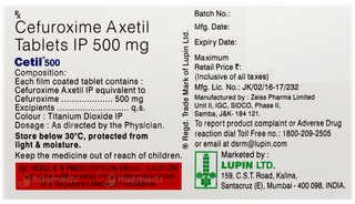 Cetil 500 Tablet 10