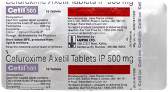 Cetil 500 Tablet 10 Cetil 500 Tablet 10