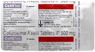 Cetil 500 Tablet 10