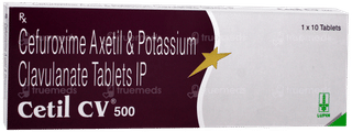 Cetil Cv 500 Tablet 10