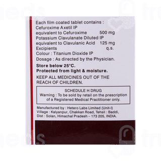 Cetil Cv 500 Tablet 10