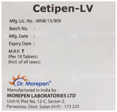 Cetipen Lv Tablet 10 Cetipen Lv Tablet 10