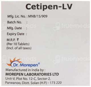 Cetipen Lv Tablet 10