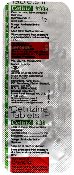 Cetiriz Tablet 10 Cetiriz Tablet 10