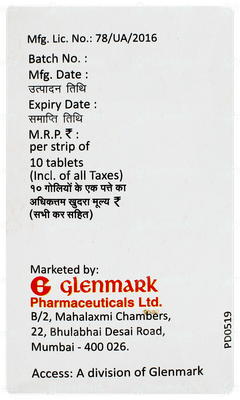 Glenmark Cetirizine 10mg Tablet 10