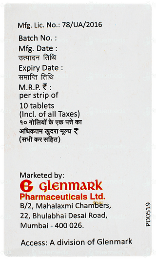 Glenmark Cetirizine 10mg Tablet 10