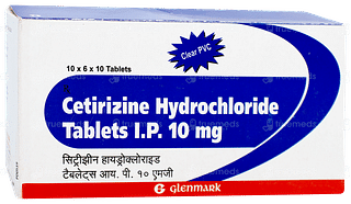 Glenmark Cetirizine 10mg Tablet 10