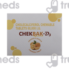 Chekbak D3 Orange Flavour Chewable Tablet 4