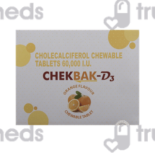 Chekbak D3 Orange Flavour Chewable Tablet 4