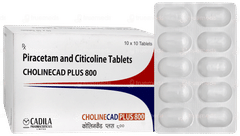 Cholinecad Plus 500/800mg Tablet 10