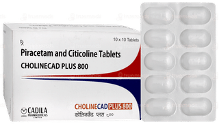 Cholinecad Plus 500/800mg Tablet 10
