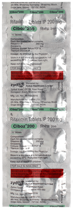 Ciboz 200 Tablet 10 Ciboz 200 Tablet 10