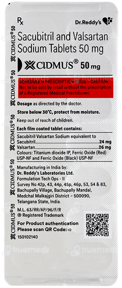 Cidmus 50Mg Tablet 14