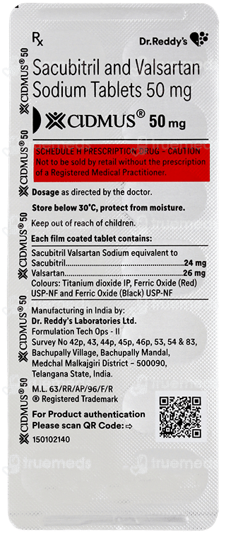 Cidmus 50Mg Tablet 14