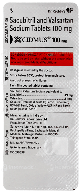 Cidmus 100Mg Tablet 14