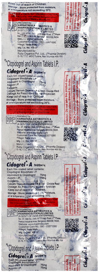 Cidogrel A Tablet 10