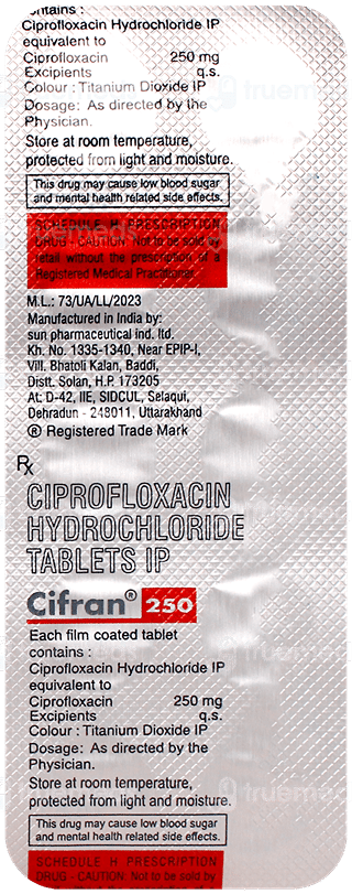 Cifran 250 Tablet 10