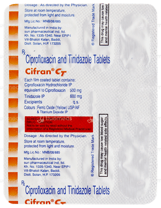 Cifran Ct Tablet 10