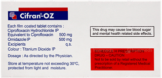 Cifran Oz Tablet 10