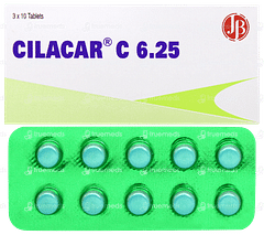 Cilacar C 6.25 Tablet 10