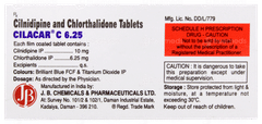 Cilacar C 6.25 Tablet 10 Cilacar C 6.25 Tablet 10