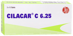 Cilacar C 6.25 Tablet 10 Cilacar C 6.25 Tablet 10