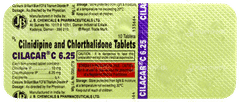 Cilacar C 6.25 Tablet 10 Cilacar C 6.25 Tablet 10