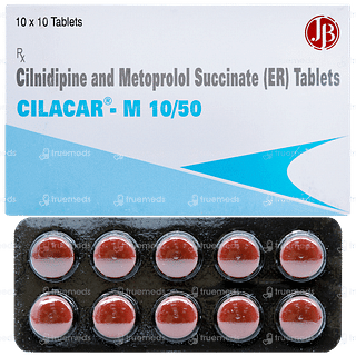 Cilacar M 10/50 Tablet 10