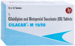 Cilacar M 10/50 Tablet 10 Cilacar M 10/50 Tablet 10