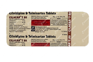 Cilacar T 10/80 MG Tablet 10