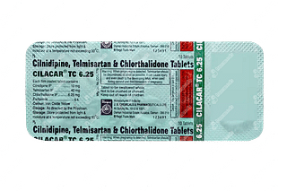 Cilacar Tc 40/10/6.25 MG Tablet 10