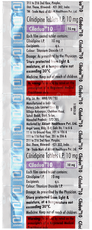 Ciladuo 10 Tablet 10
