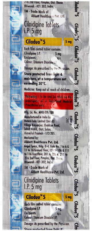 Ciladuo 5 Tablet 10