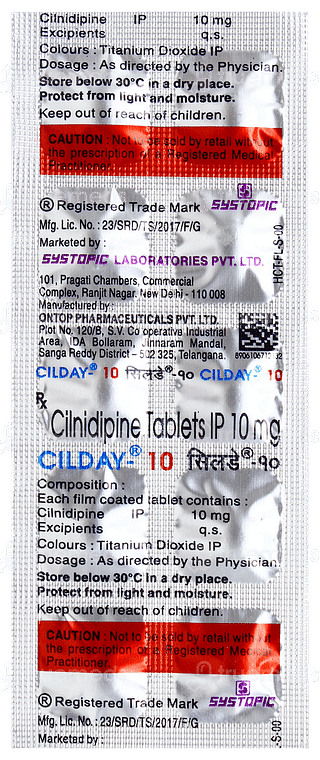 Cilday 10 Tablet 10