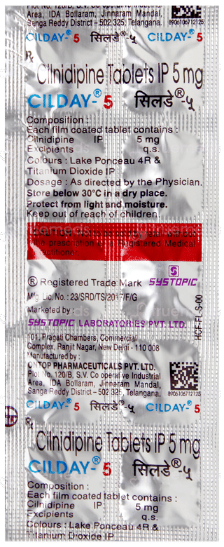 Cilday 5 Tablet 10