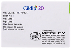 Cildip 20 Tablet 10 Cildip 20 Tablet 10
