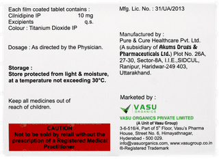 Cildipin 10 MG Tablet 10