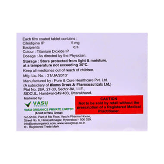 Cildipin 5mg Tablet 10