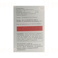 Cilidin O 20 Tablet 15 Cilidin O 20 Tablet 15
