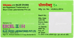 Cilniblu 10mg Tablet 15 Cilniblu 10mg Tablet 15