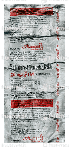 Cilnicab Tm Tablet 10