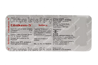 Cilnikem 5 MG Tablet 10